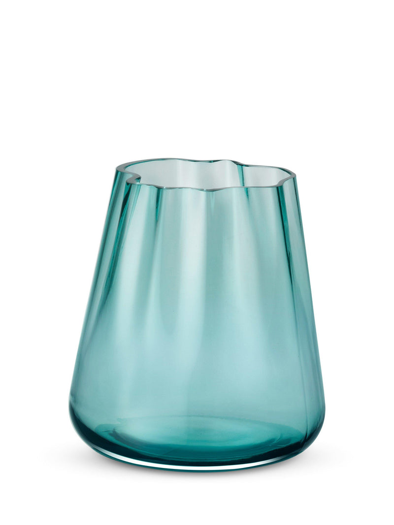 LSA International Lagoon Glass Vase and Lantern H18.5cm, UK version
