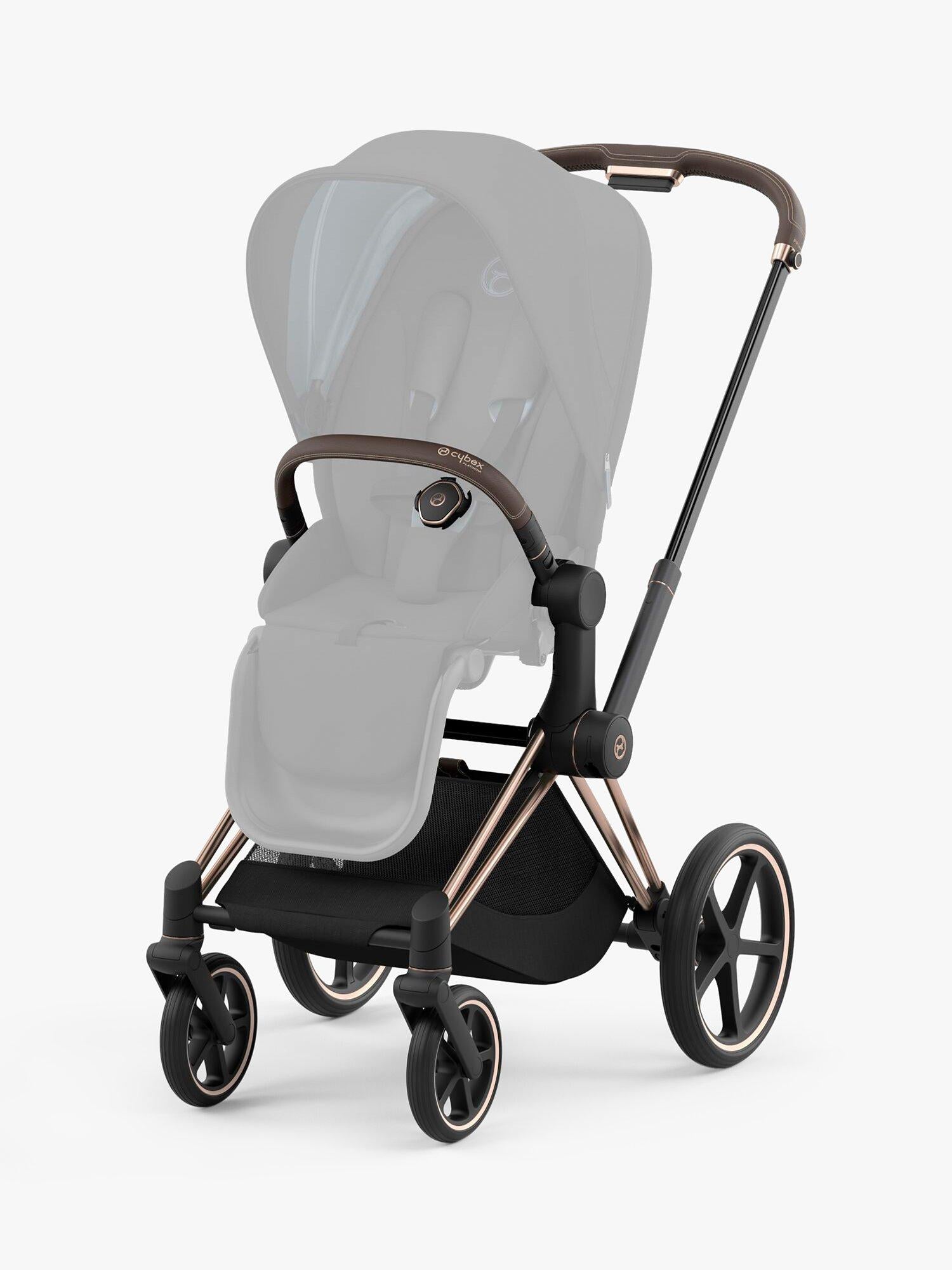 Cybex pushchair chassis in rose gold - British product