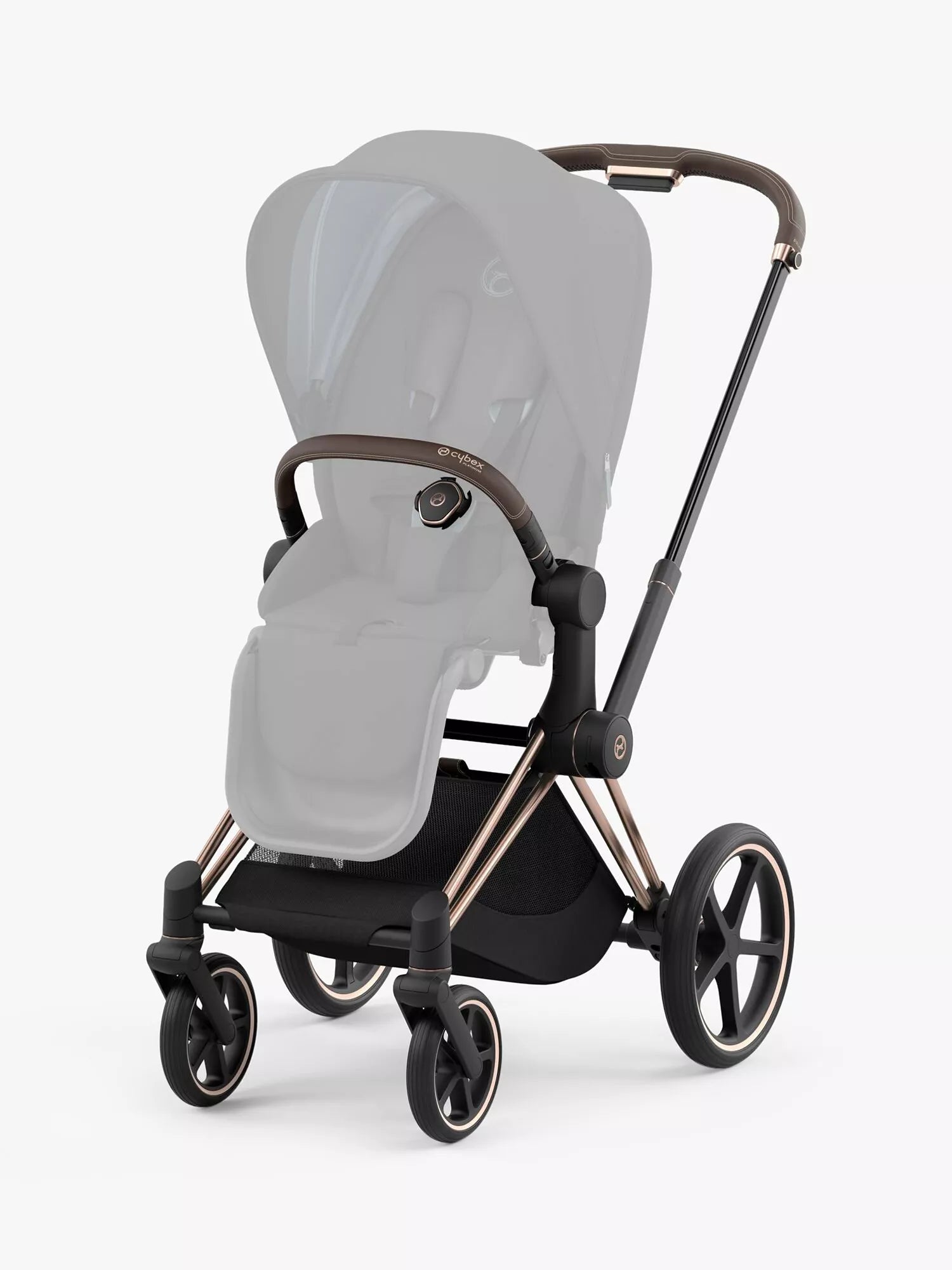 Cybex pushchair chassis in rose gold - British product