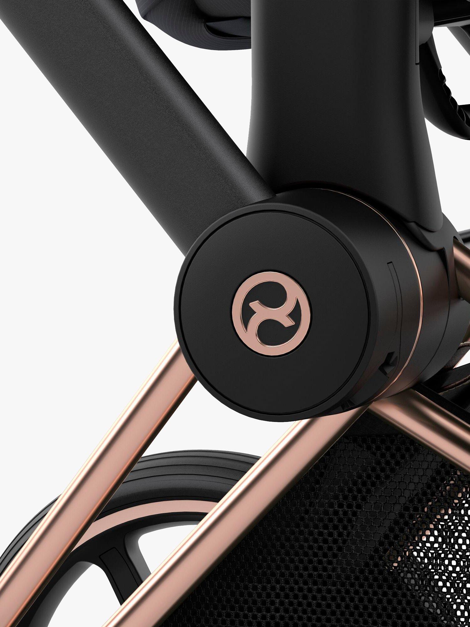 Cybex pushchair chassis in rose gold - British product