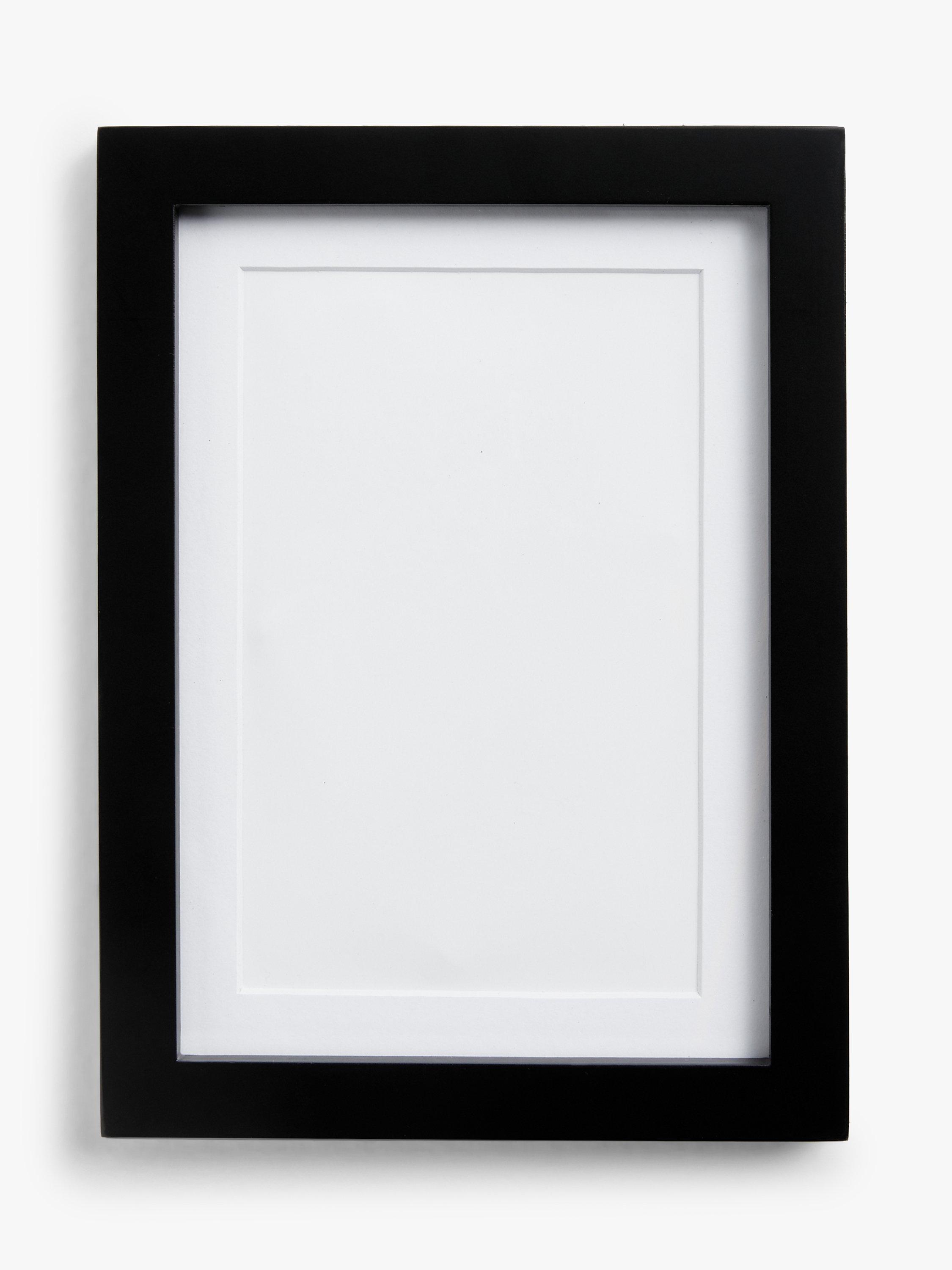 John Lewis multi-aperture wood photo frame set black 5 photo, UK version