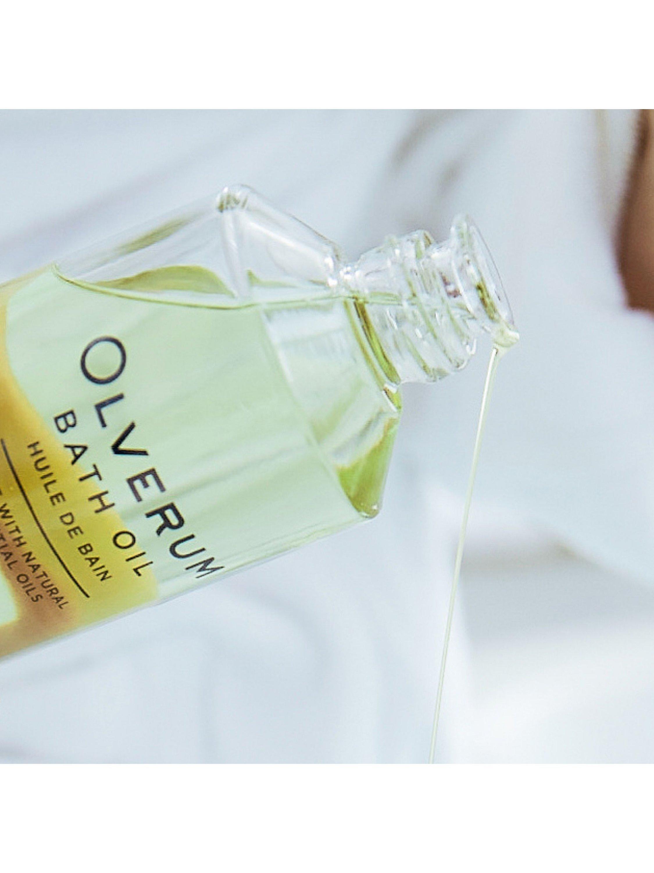Olverum bath oil, imported from the UK