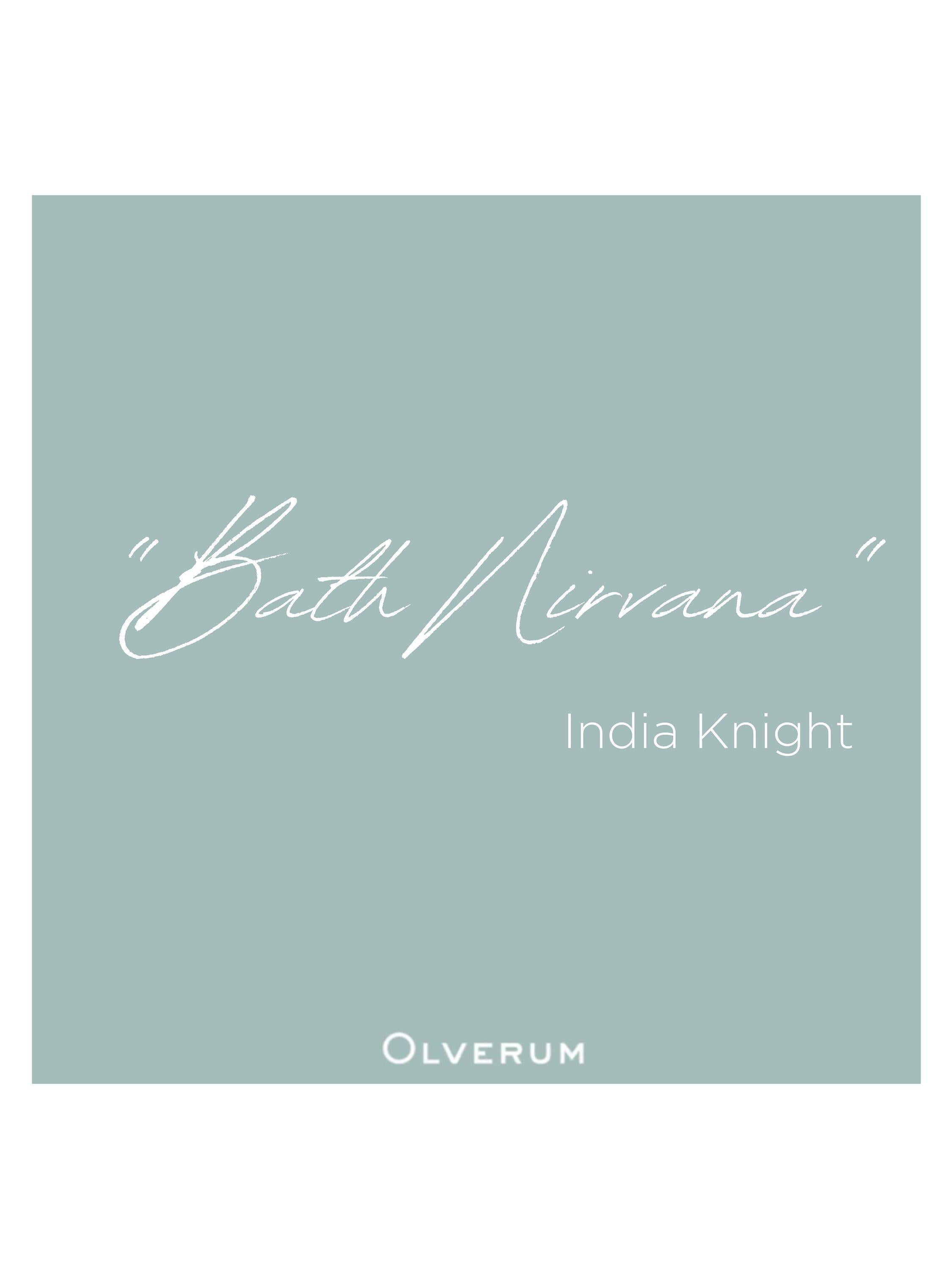 Olverum bath oil, imported from the UK