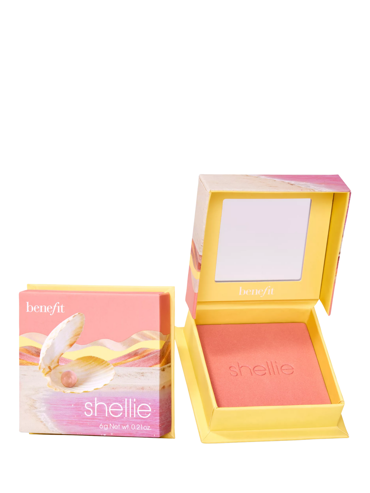 Benefit Shellie Blusher Medium Pink powder blush - British product