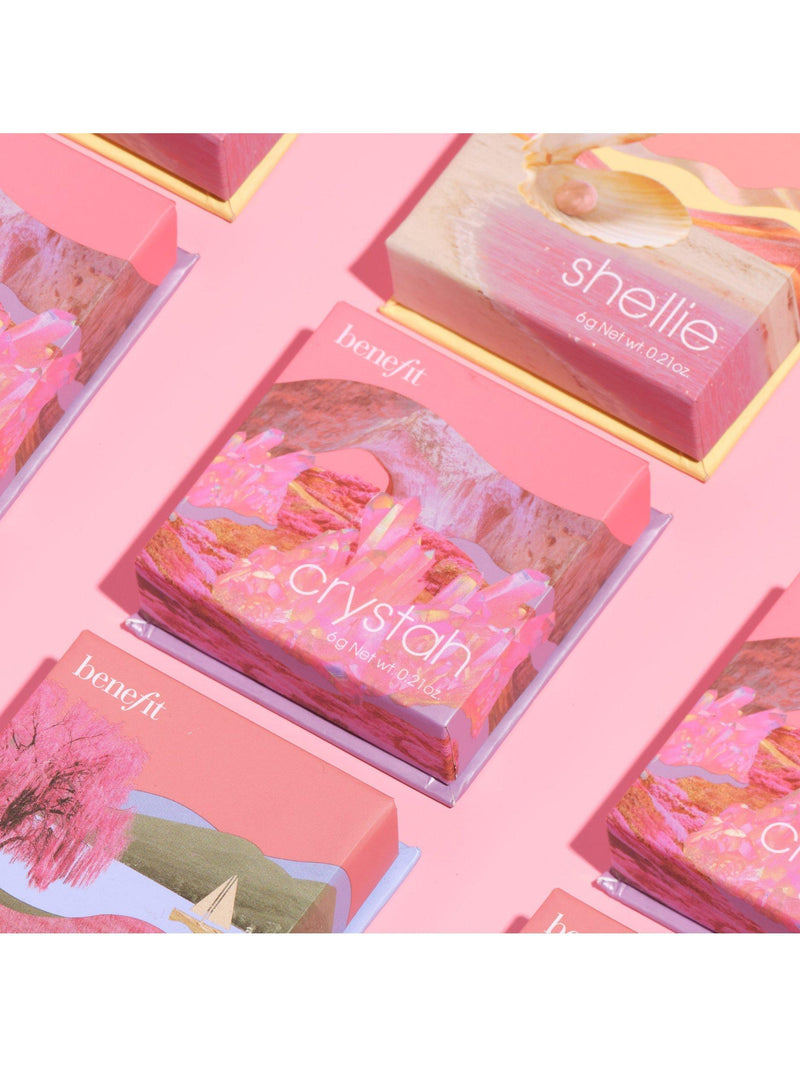 Benefit Crystah strawberry pink powder blusher mini - British product