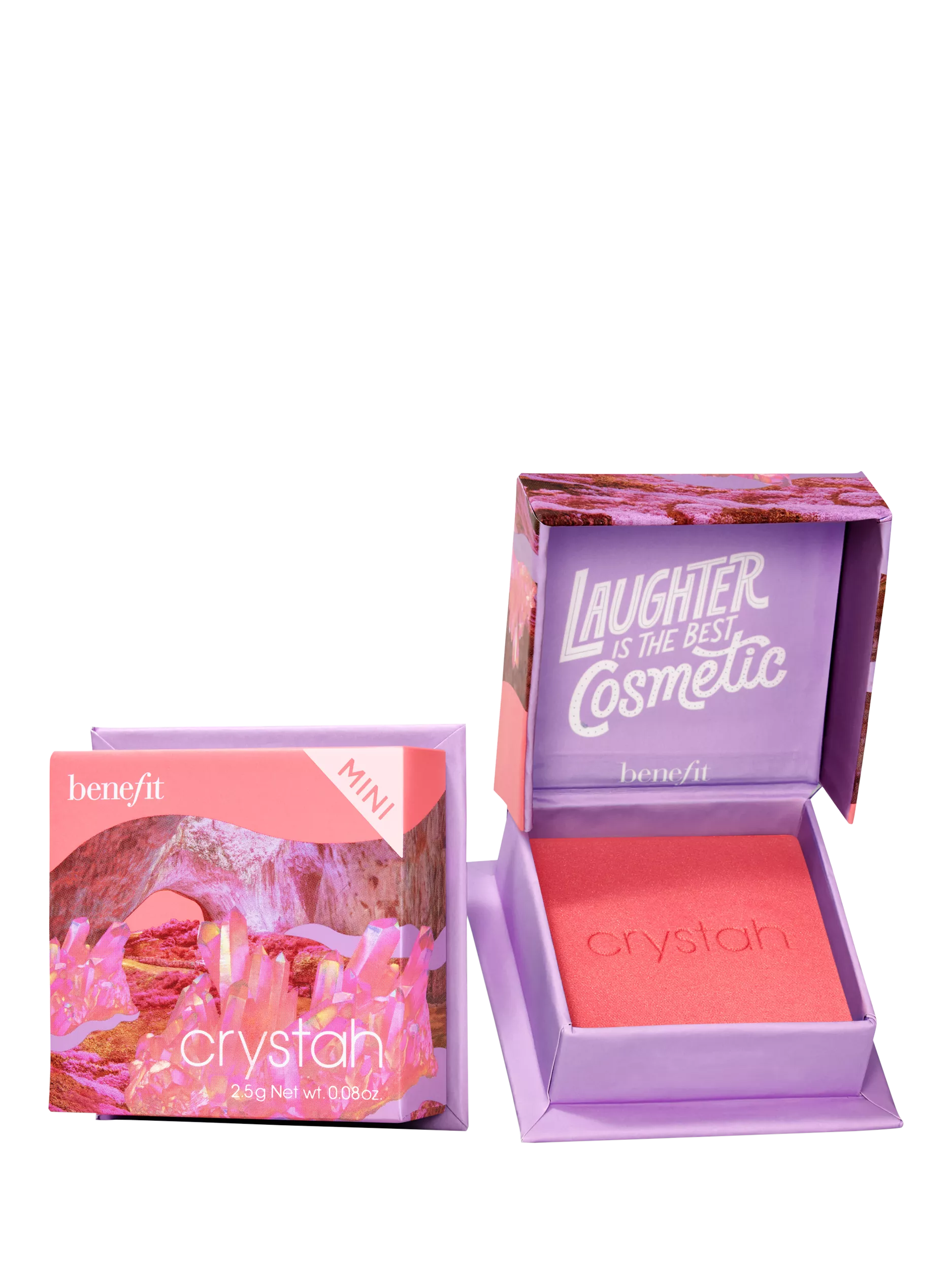 Benefit Crystah strawberry pink powder blusher mini - British product