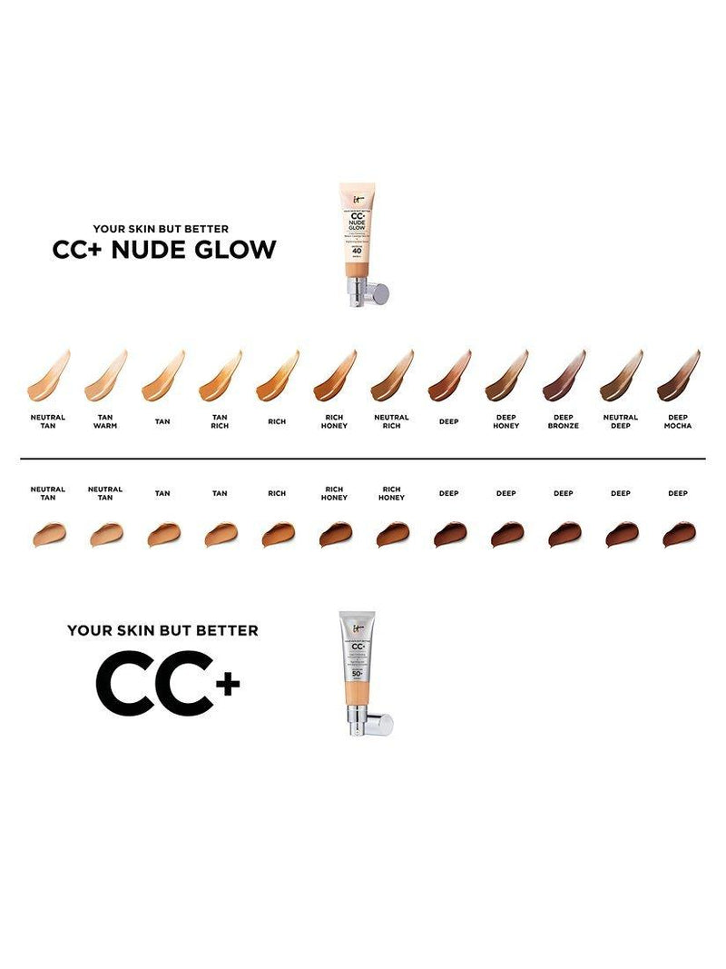 IT Cosmetics CC+ Nude Glow CC cream, UK version