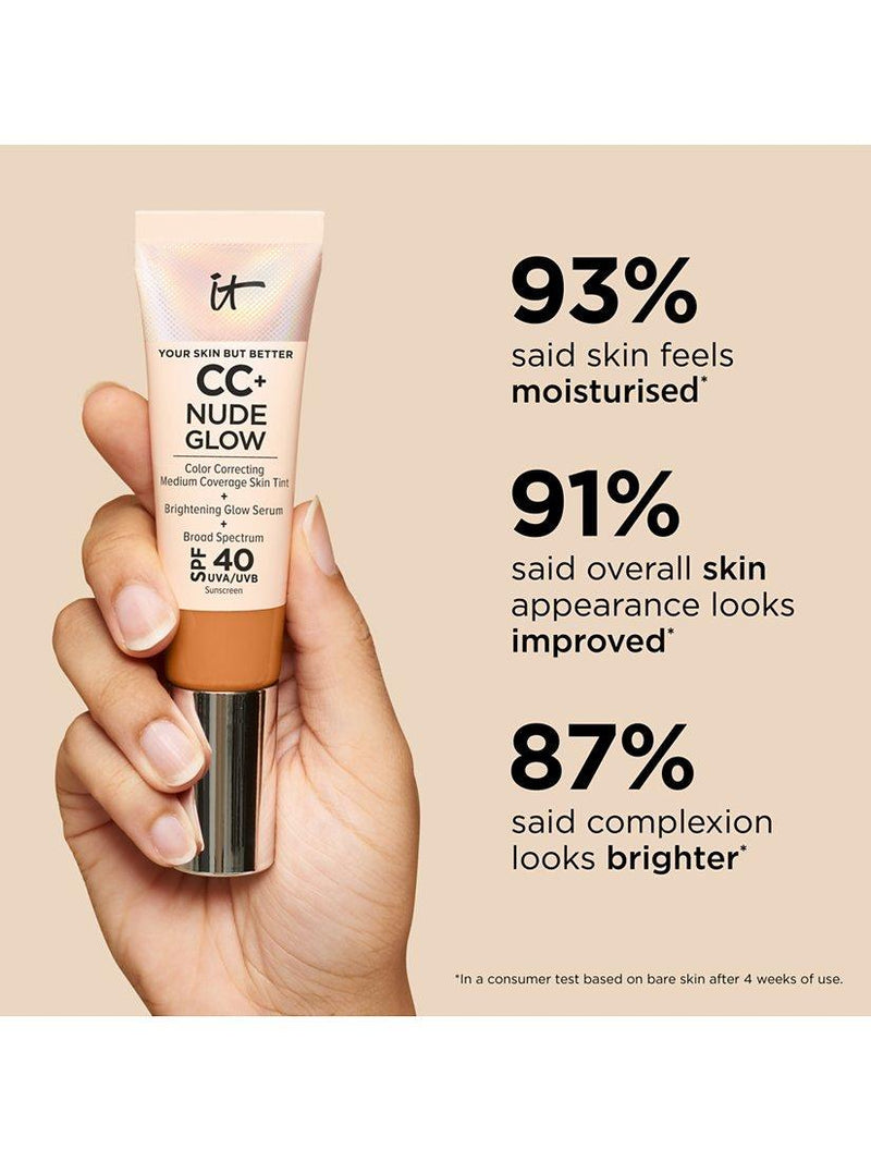 IT Cosmetics CC+ Nude Glow CC cream, UK version