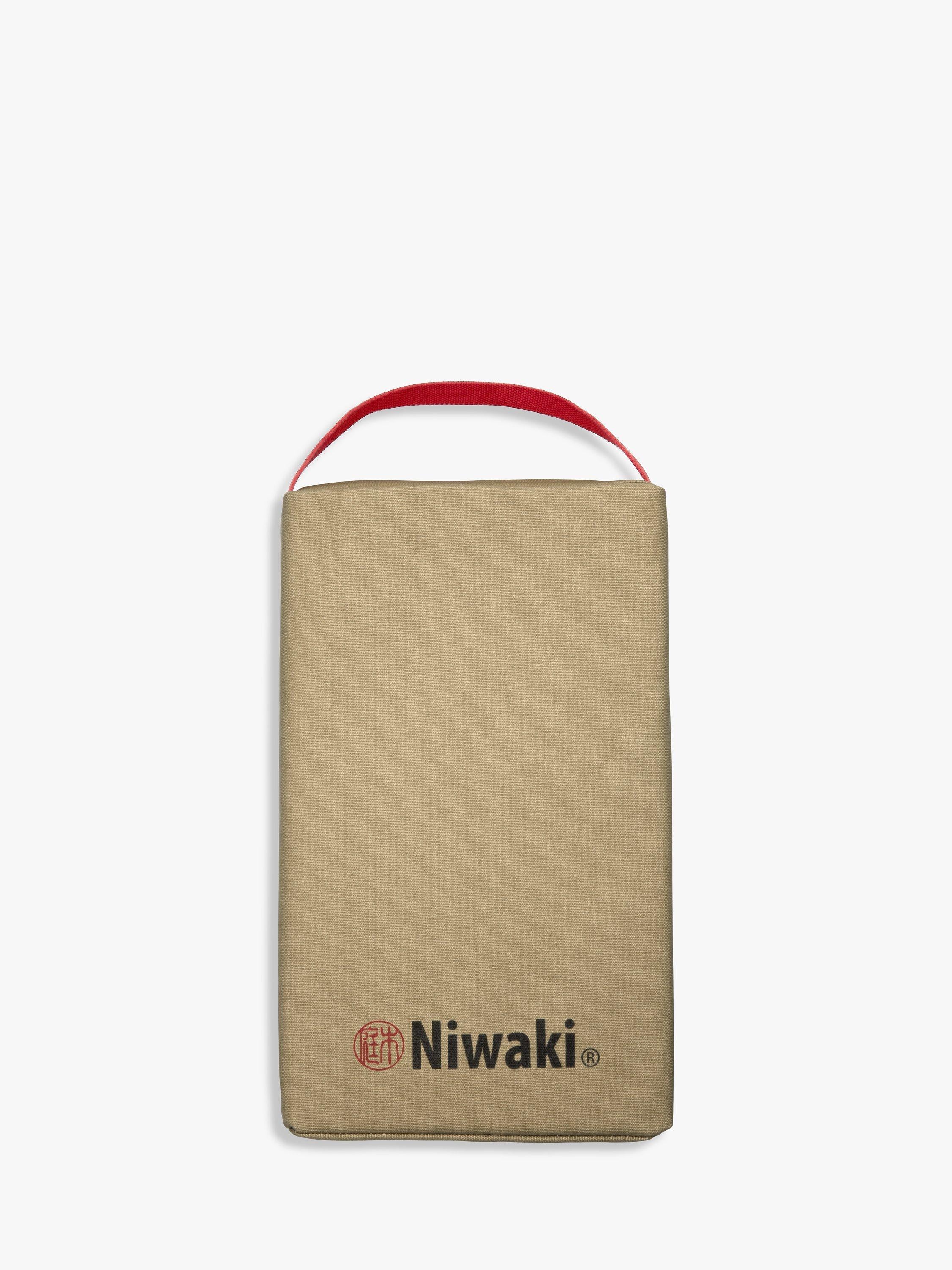 Niwaki canvas gardening kneeler pad, natural, imported from the UK