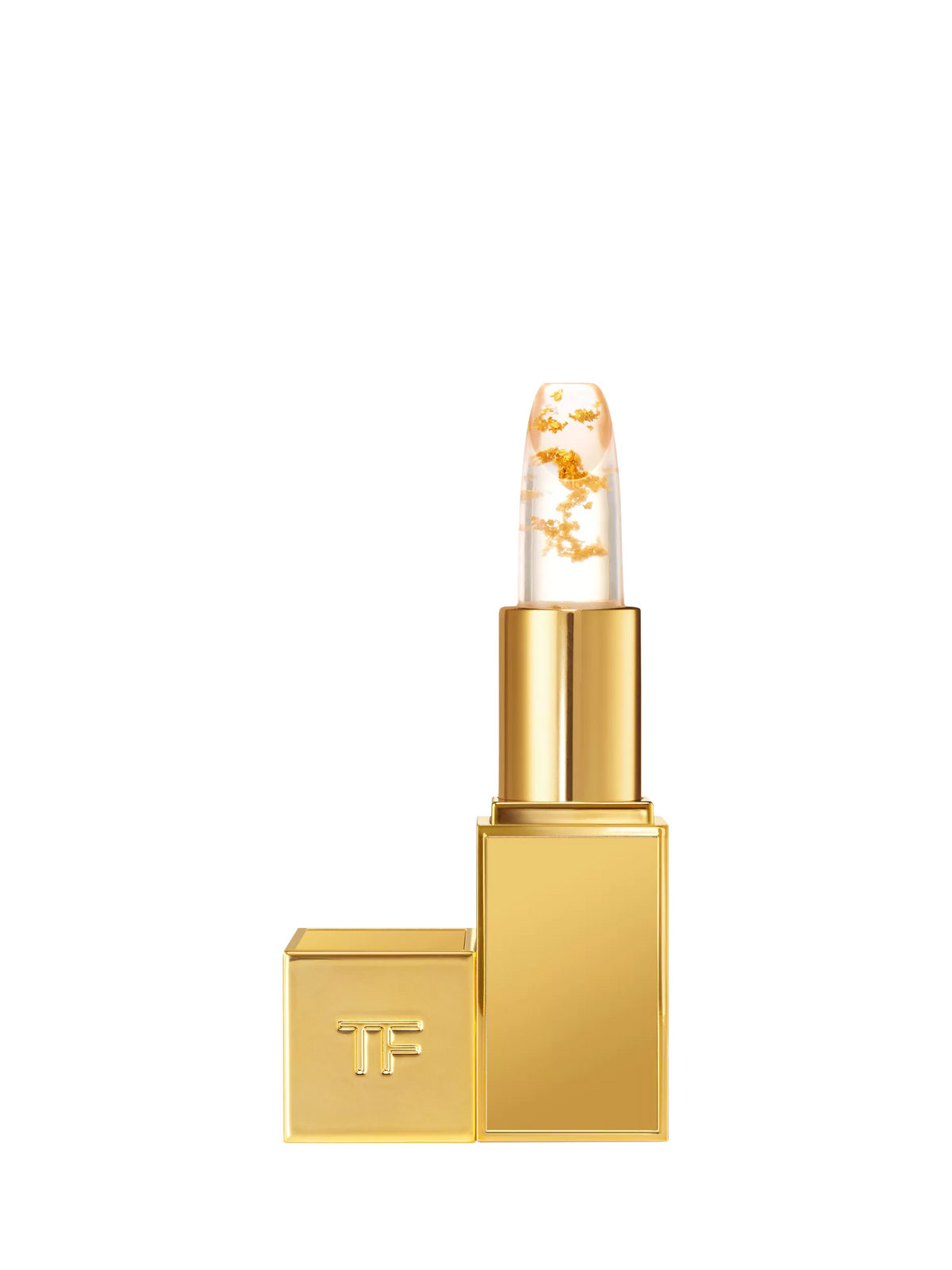 TOM FORD shade-shifting lip balm with gold-toned flecks (British brand)