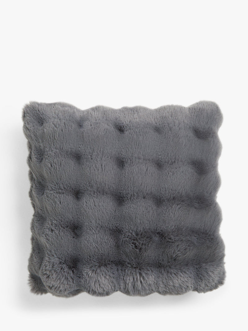 John Lewis Wave Faux Fur cushion, UK version