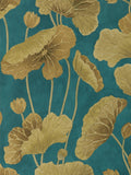 Sanderson Lotus Leaf Wallpaper