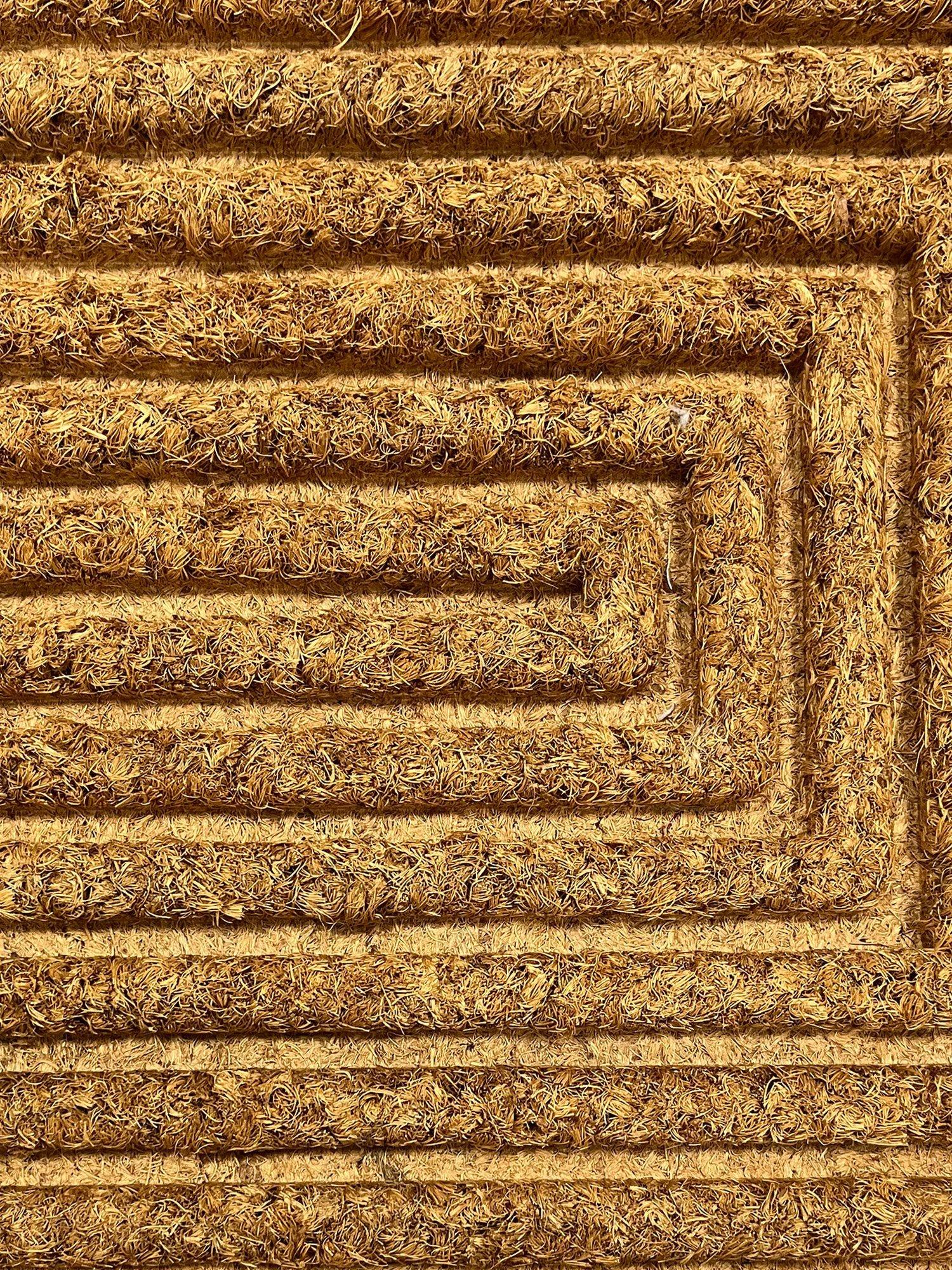 John Lewis diamond scraper door mat with coir pile, UK version