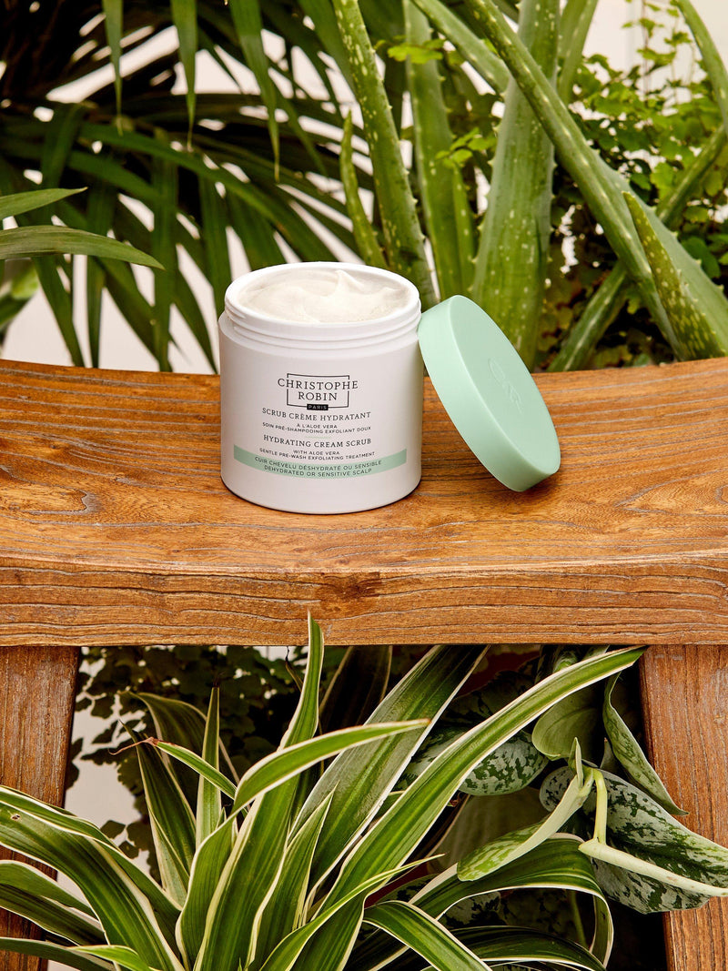 Christophe Robin hydrating cream scrub with aloe vera 250ml - British product
