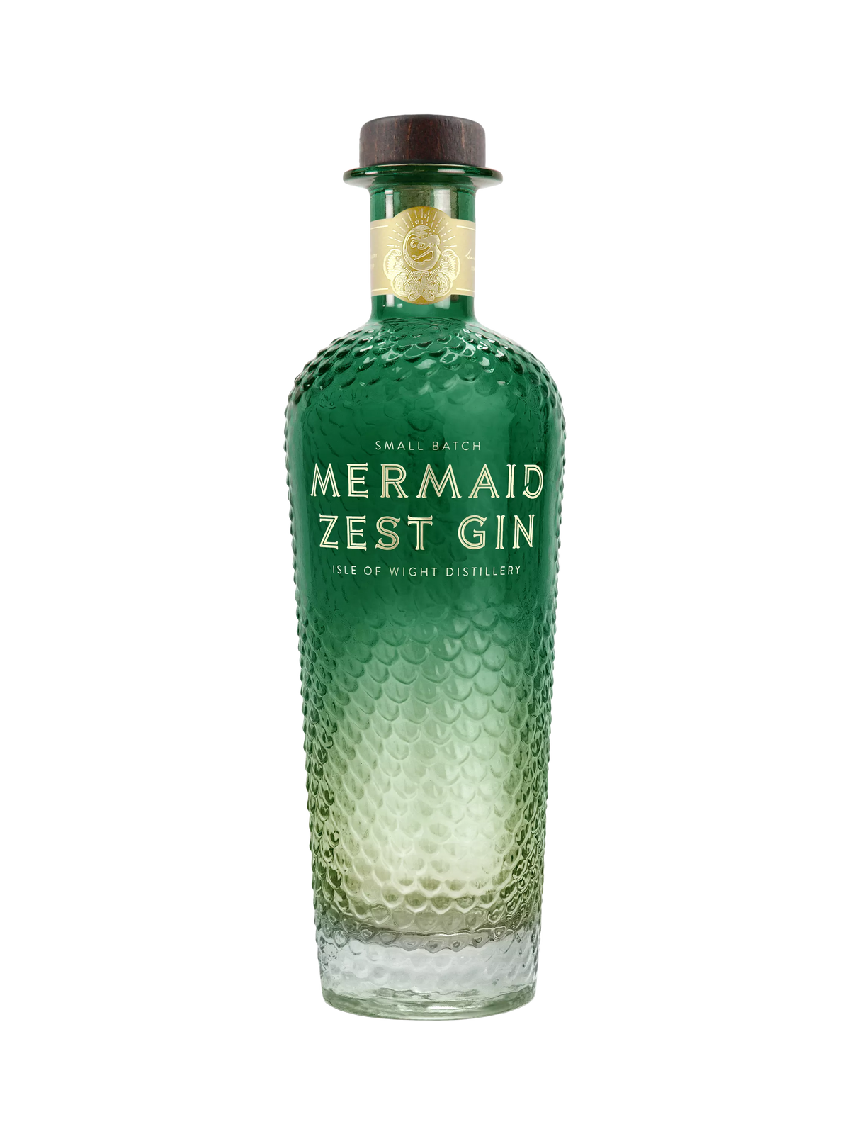 Mermaid Zest Gin with grapefruit and rosemary, 70cl bottle, imported from the UK