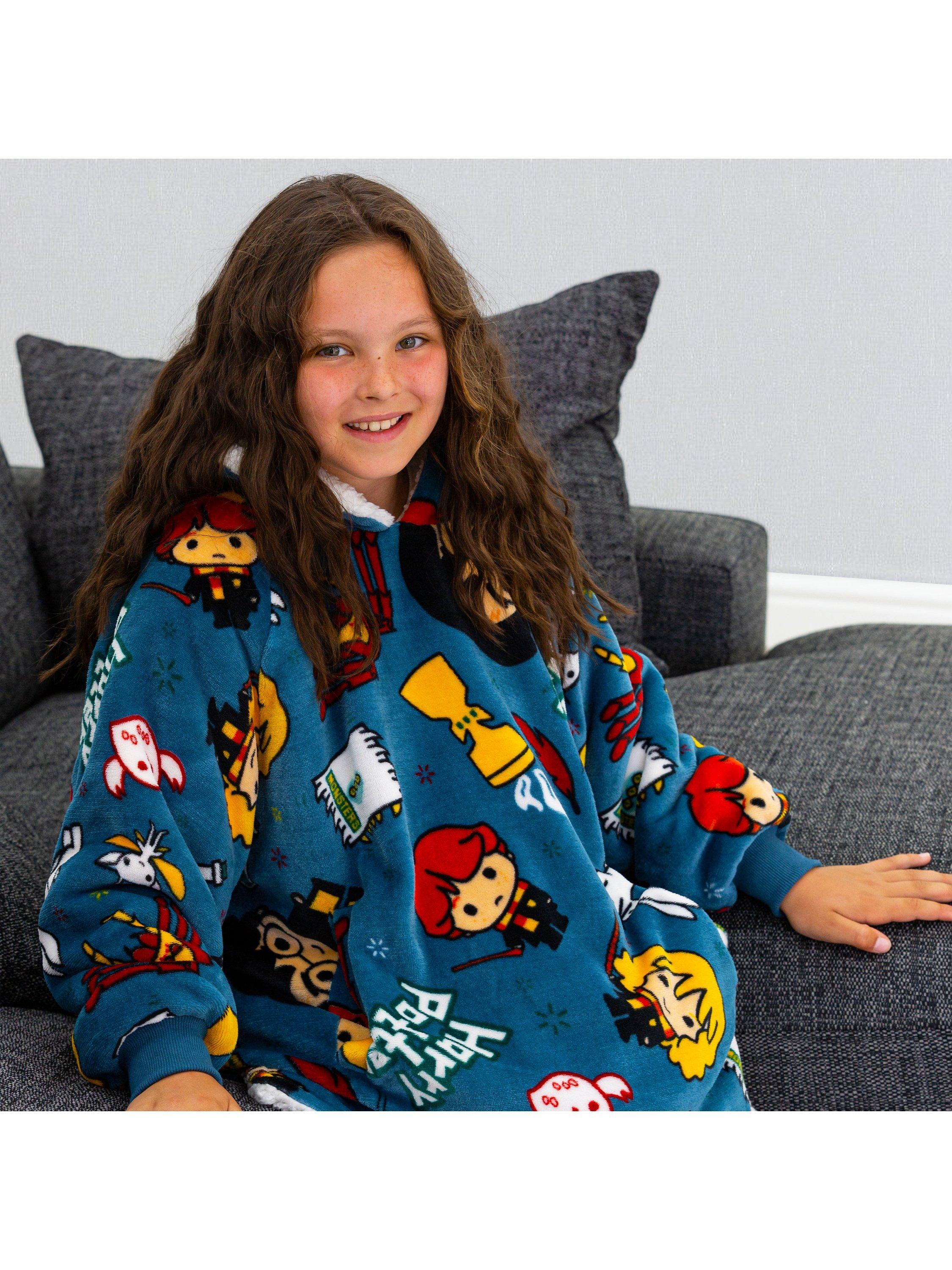 Harry Potter Hugzee Fleece Blanket Blue Medium, UK version