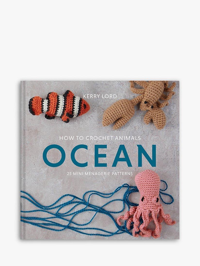 TOFT ocean animal crochet patterns mini hardback book, UK version
