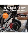 Lascal Mini BuggyBoard in grey for pushchairs, UK version