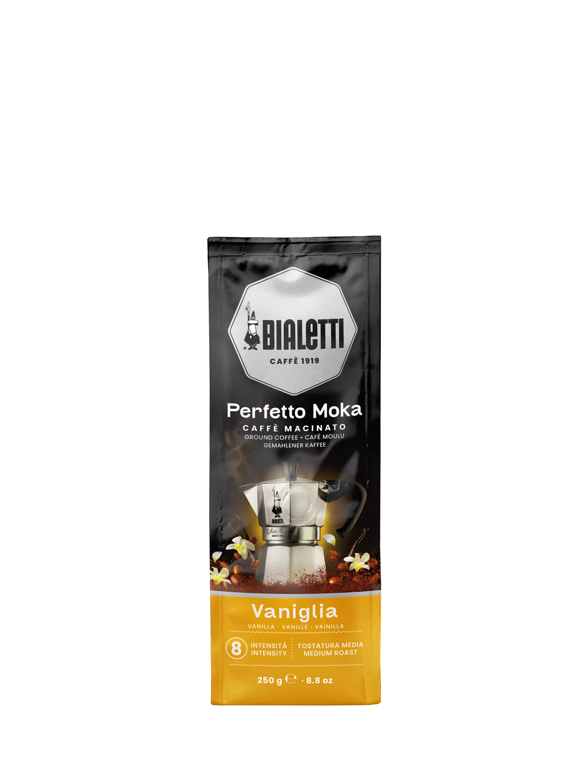Bialetti vanilla ground coffee 250g - British product