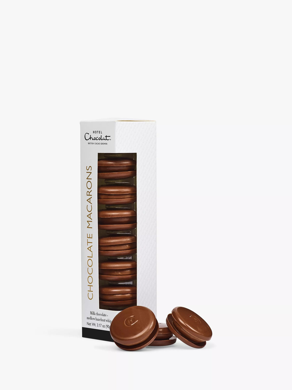 Hotel Chocolat milk chocolate macarons with hazelnut whip 90g, UK version