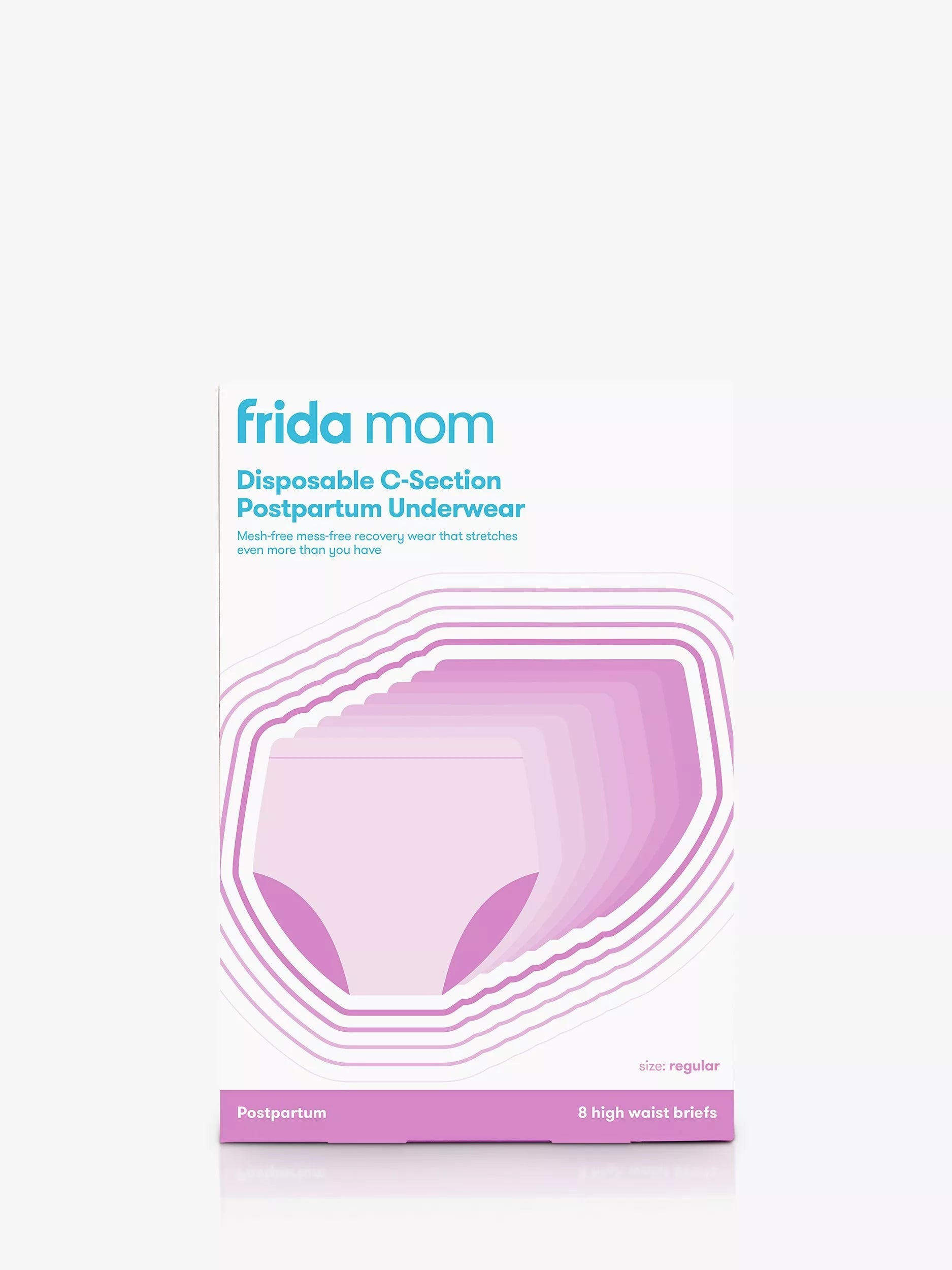 Fridababy Frida Mom High Waist C-Section Disposable Postpartum Underwear, Regular - McGrocer