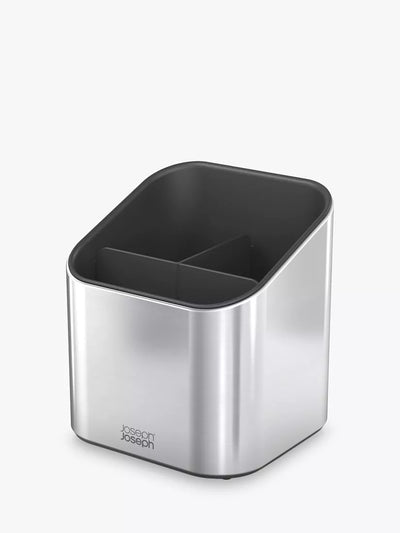 Stainless Steel Surface Utensil Pot with Dividers for Easy Organization