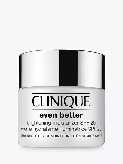 Clinique Even Better Brightening Moisturiser SPF 20 for Very Dry/Dry Combination Face Cream 50ml