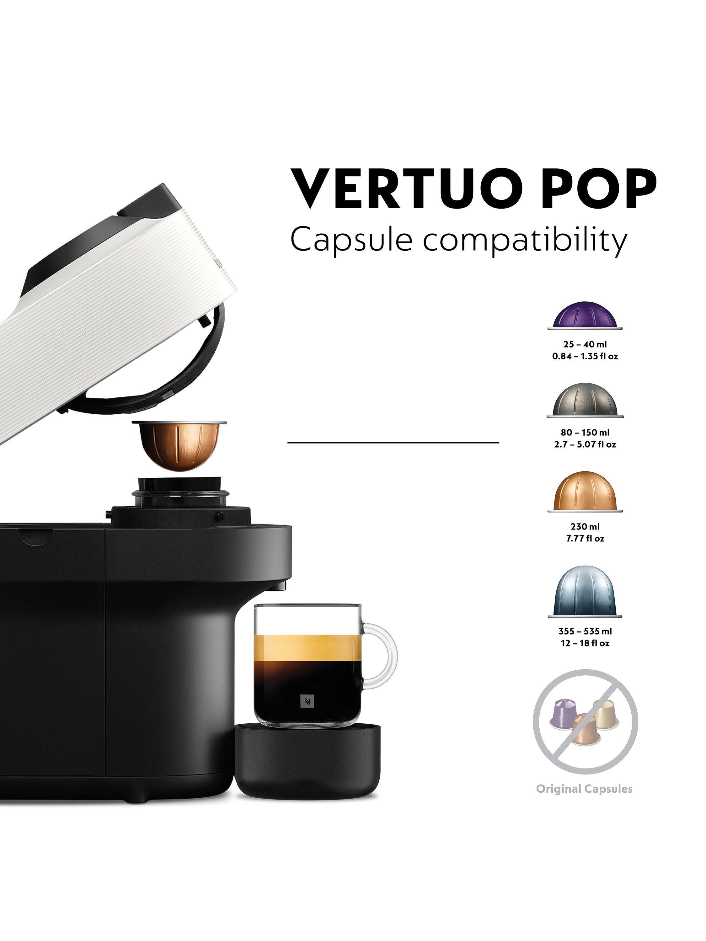 Nespresso Vertuo Pop Coffee Machine Compact Design imported from the UK