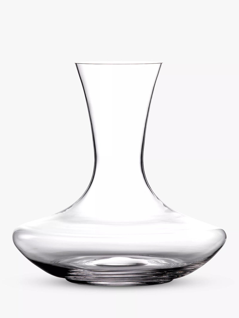 Waterford clear glass carafe 1.5L with fluted neck (British brand)