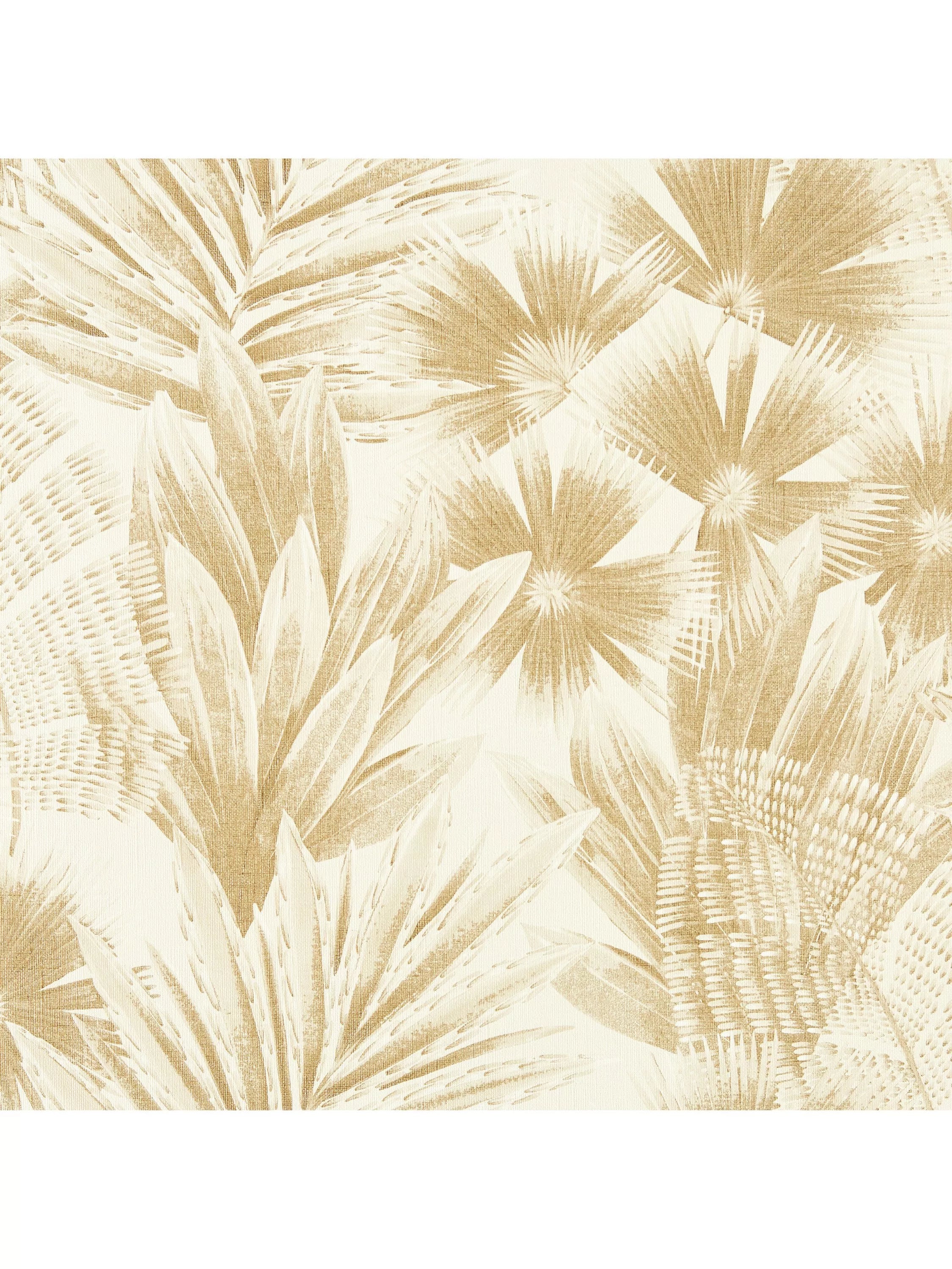 Matupi design wallpaper with linen emboss and metallic highlights, UK version