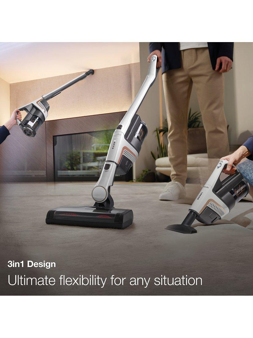 Miele Triflex HX2 cordless vacuum cleaner in Lotus White, imported from the UK