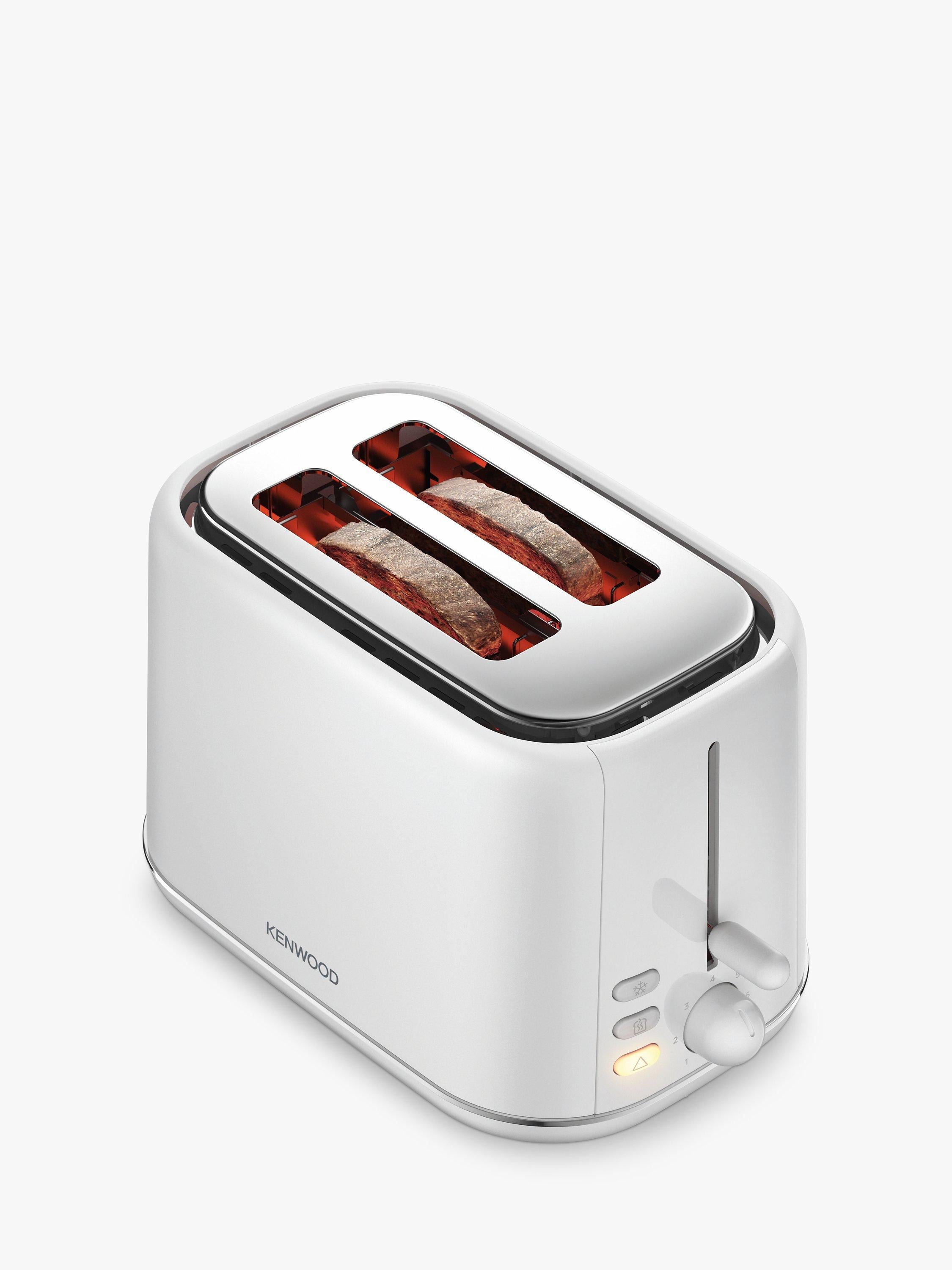 Kenwood Abbey Lux white 2 slice toaster, UK version