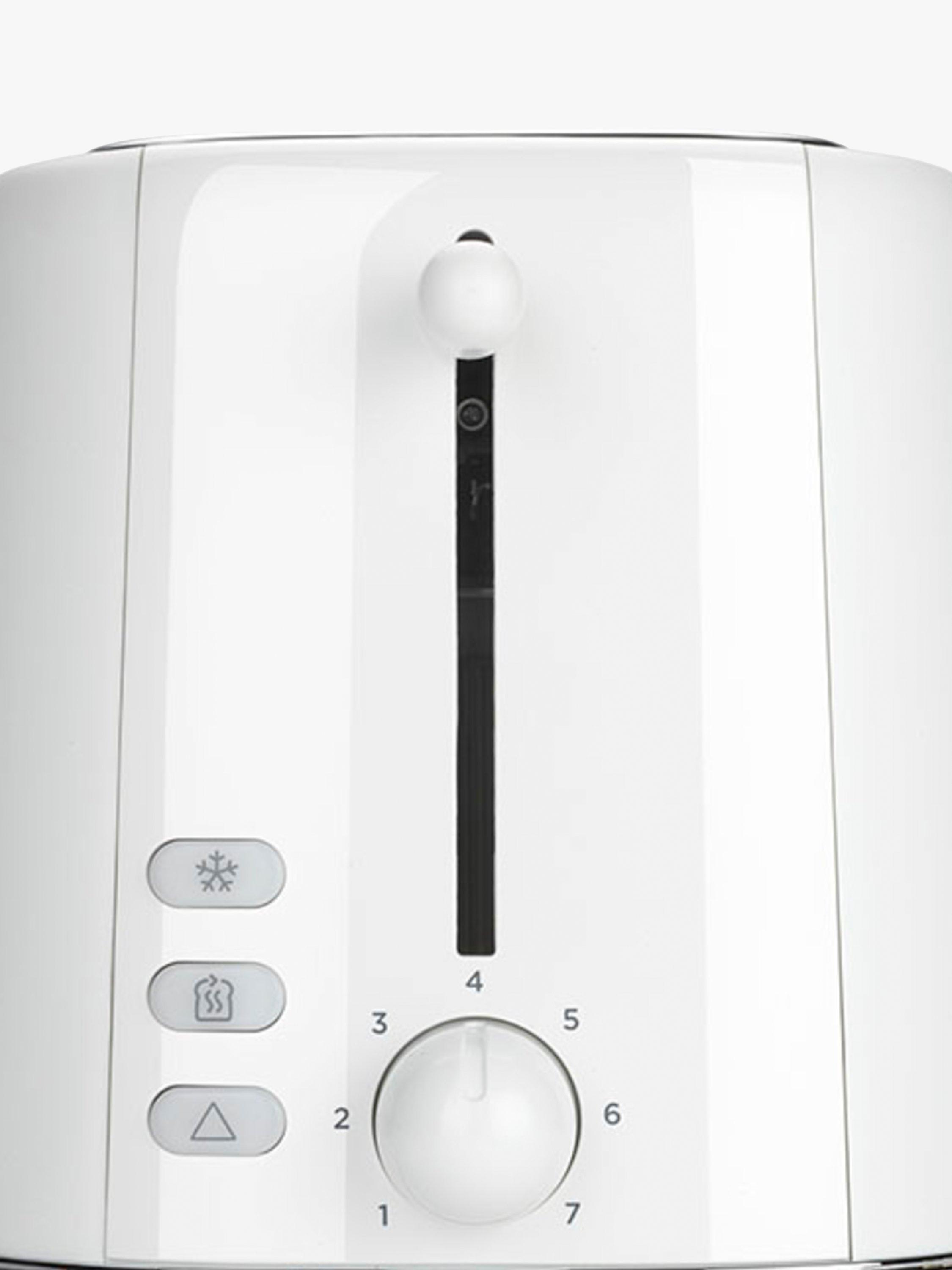 Kenwood Abbey Lux white 2 slice toaster, UK version