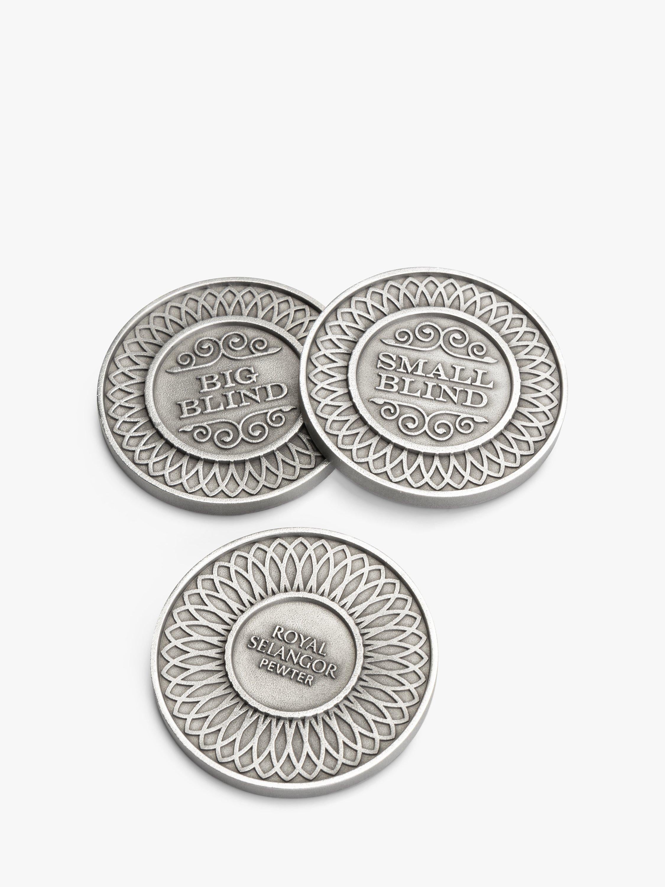 Royal Selangor Pewter Box Poker Set, imported from the UK