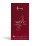 Harrods dark chocolate bar single estate 84% cocoa Sambirano Valley 70g, UK version