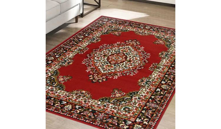 Argos Home Traditional Red Cut Pile Rug 120x160cm - British product