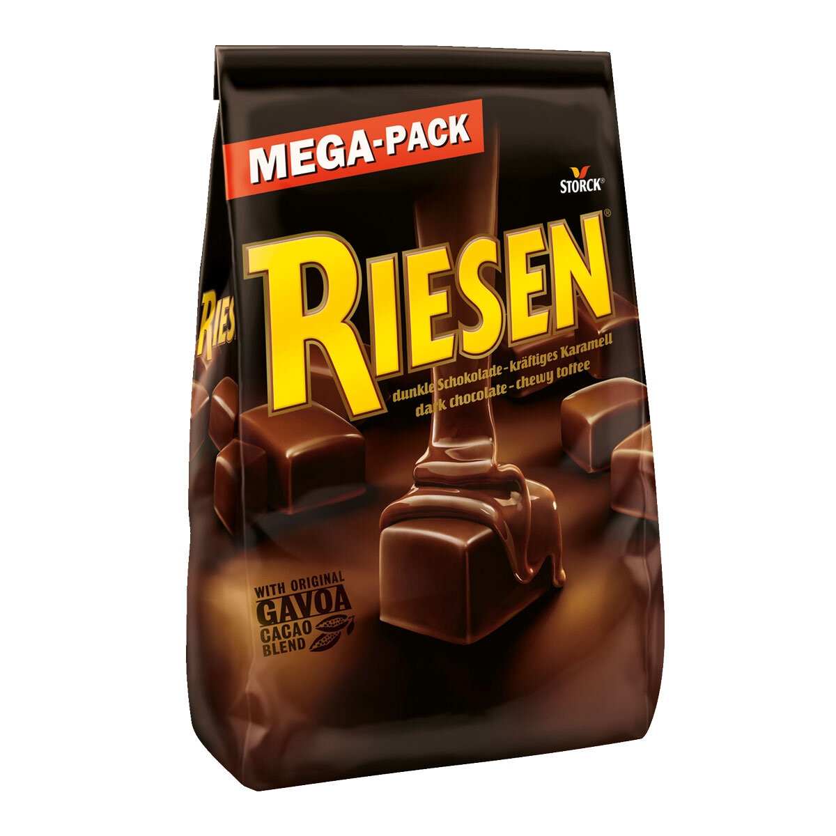 Riesen Dark Chocolate Toffee 900g, imported from the UK