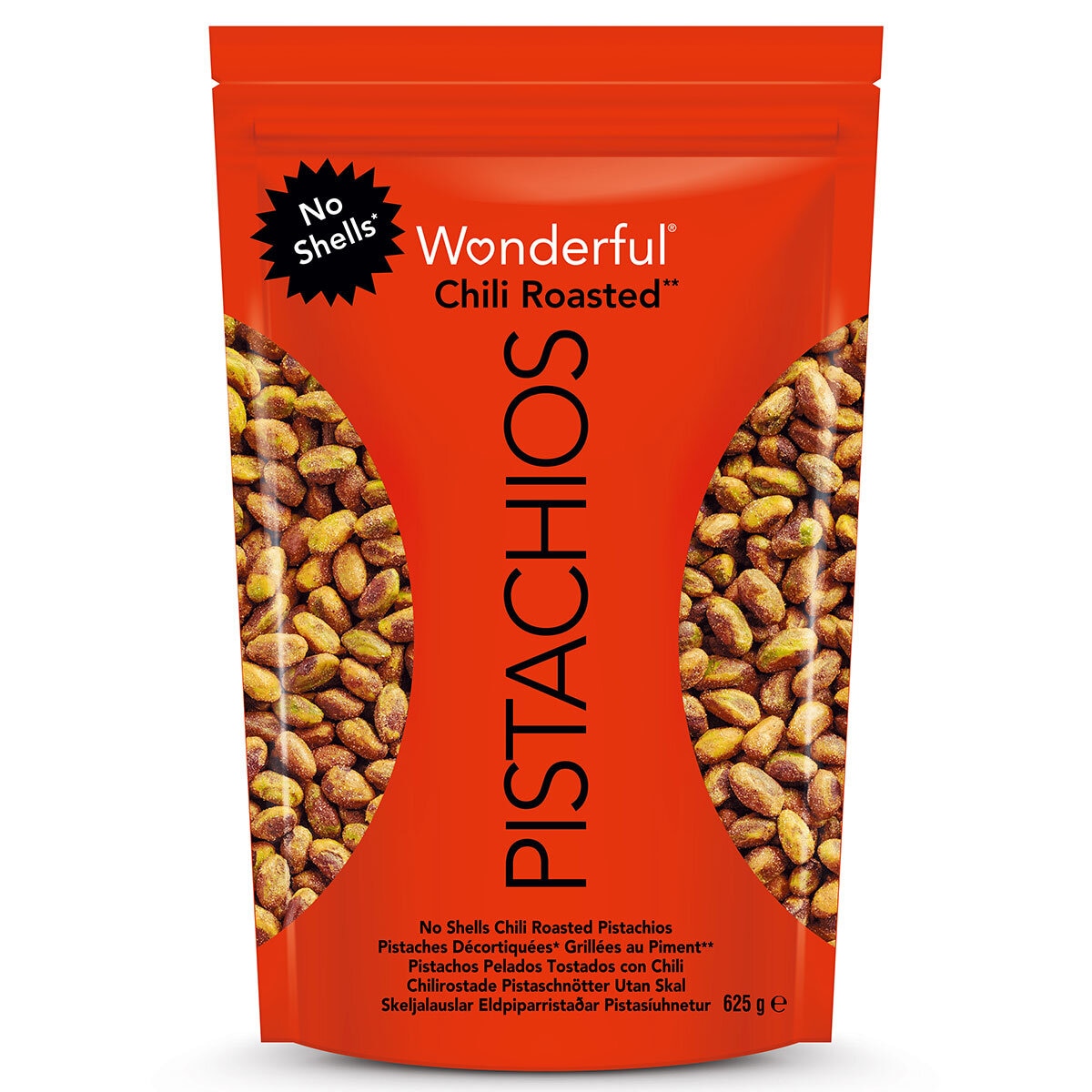 Chili Roasted Shelled Pistachios 625g