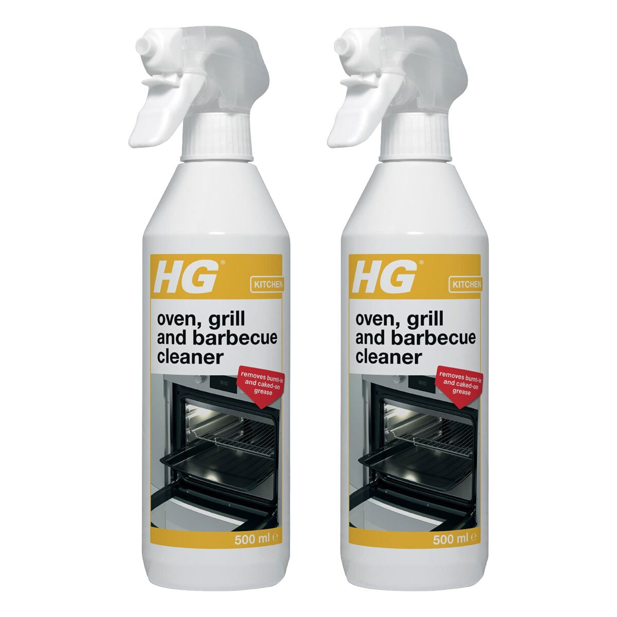 Degreasing Oven, Grill and Barbeque Cleaner 2 x 500ml