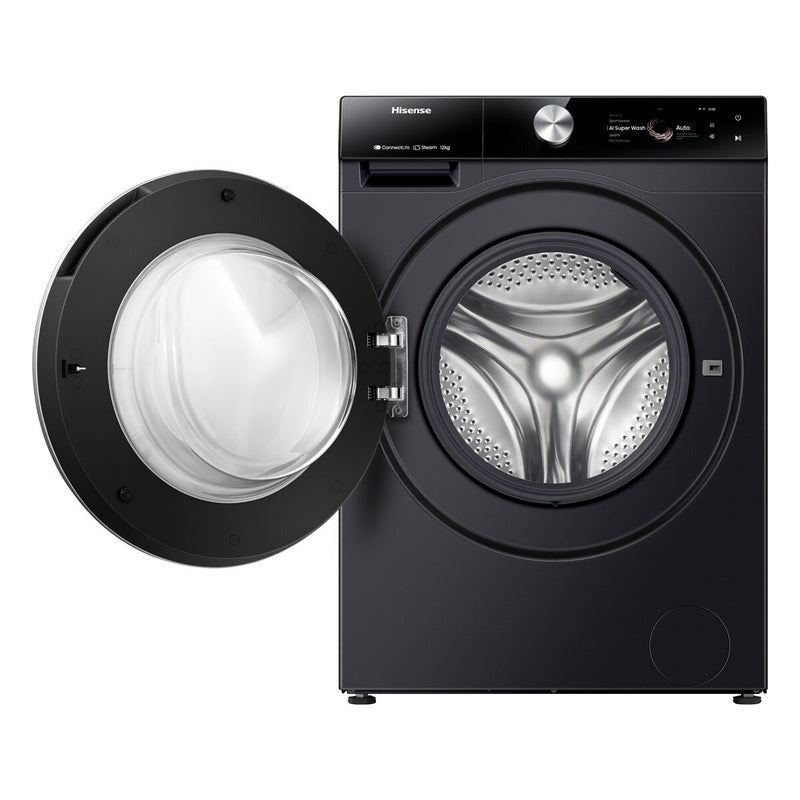 Hisense WF7S1247BB Washing Machine Black 12kg, UK version