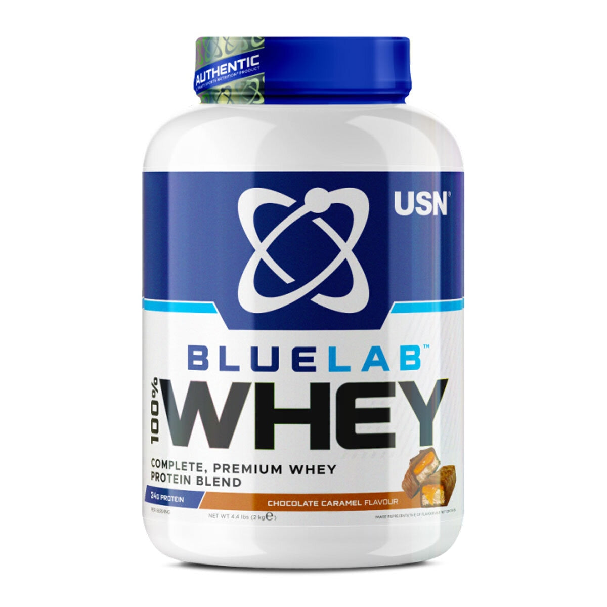 USN whey protein powder caramel chocolate 2kg (British brand)