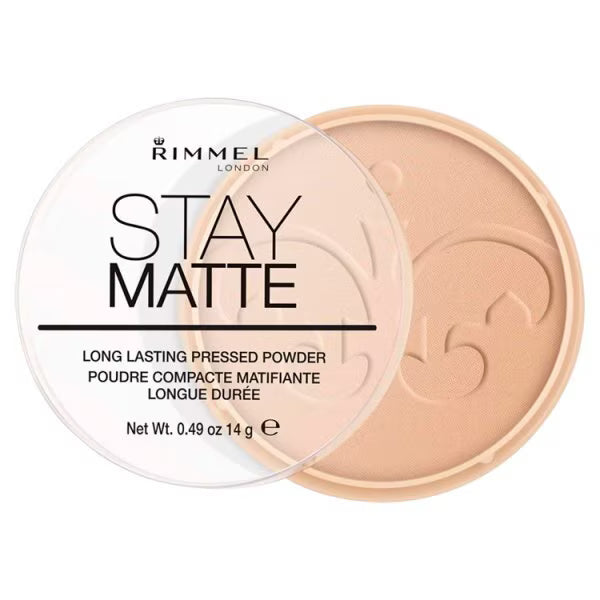 Rimmel Stay Matte Pressed Powder Sandstorm 4, imported from the UK