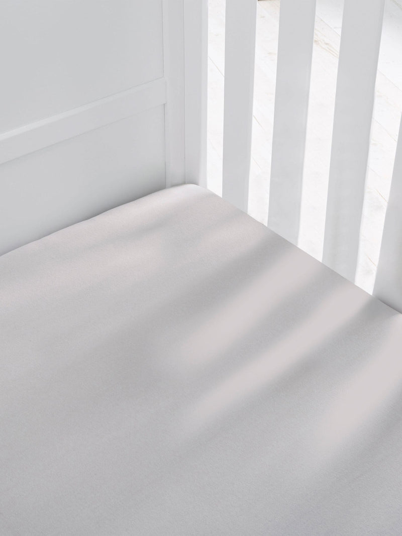 Silentnight Grey Kids Safe Nights Cot Fitted Sheets 2 Pack (British brand)