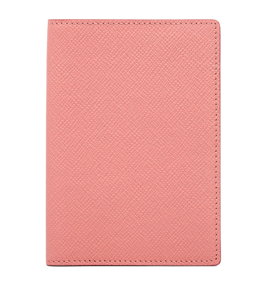 Smythson calfskin Panama passport cover (British brand)