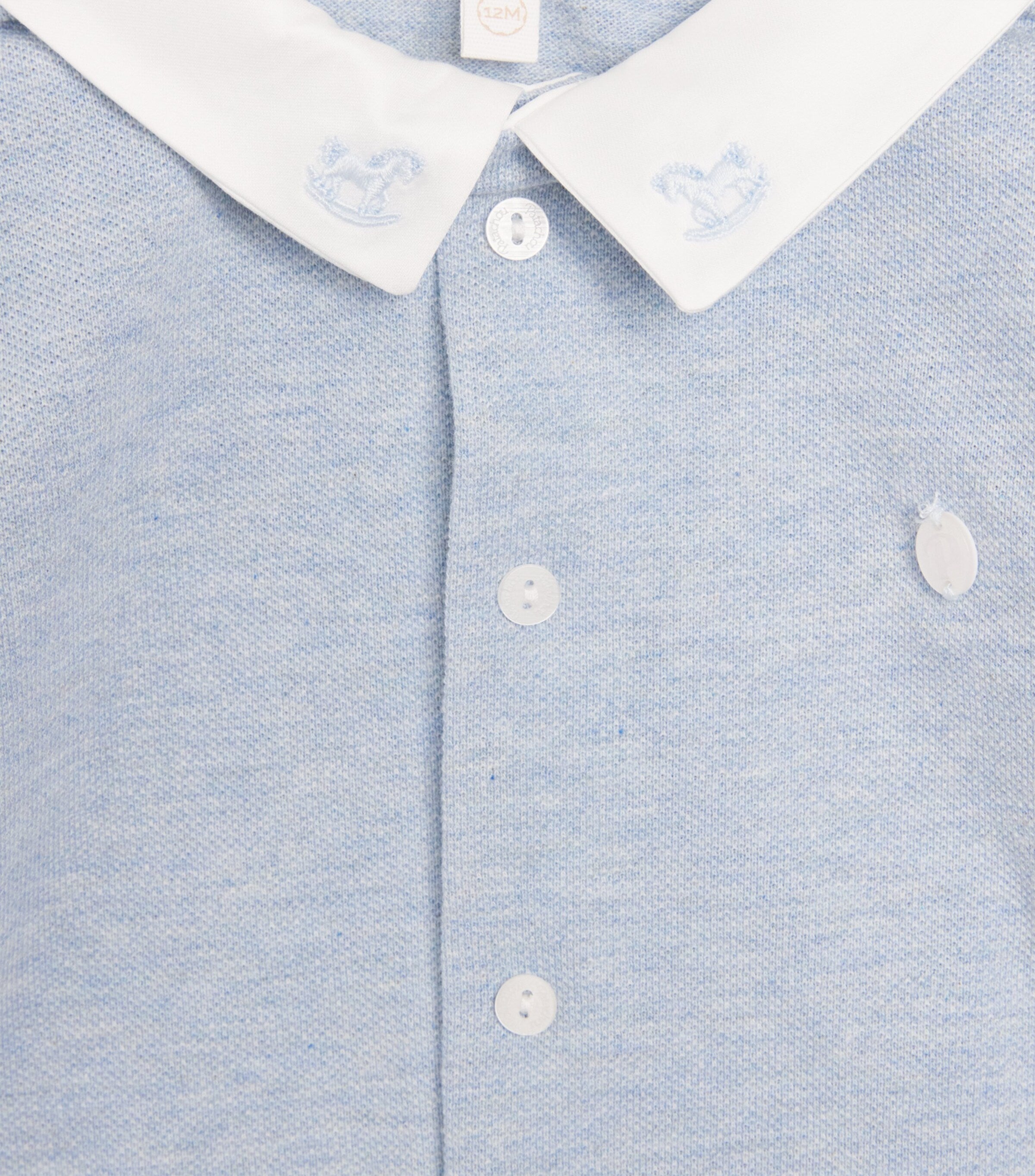 Patachou cotton collar all-in-one for babies 1-24 months, imported from the UK