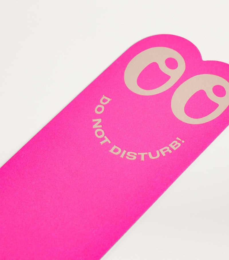Two-Sided Graphic Print Bookmark with Eyes Logo