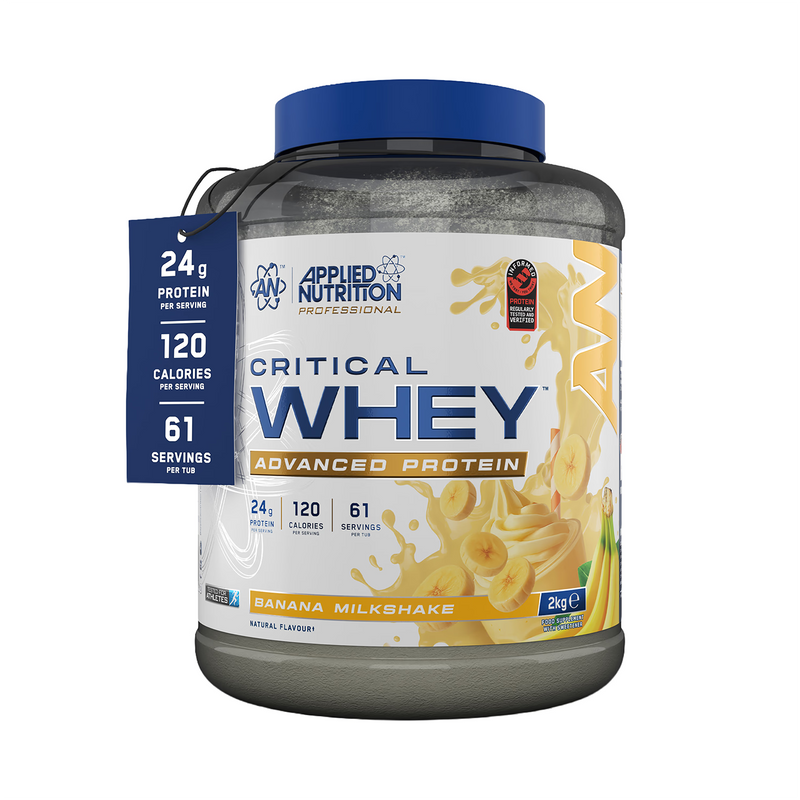 Applied Nutrition Critical Whey Professional Protein Banana Milkshake 2kg - British product