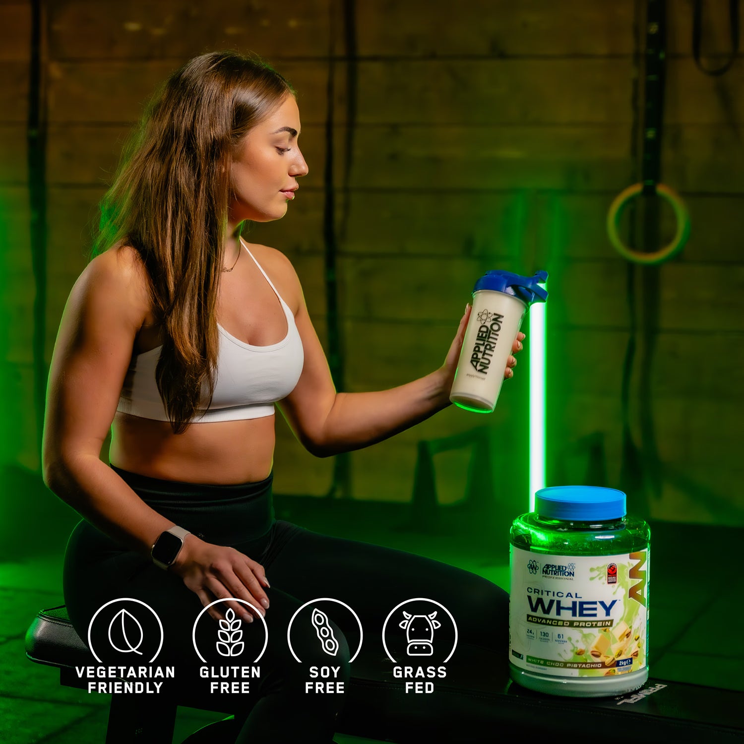Applied Nutrition Critical Whey Professional Protein Banana Milkshake 2kg - British product