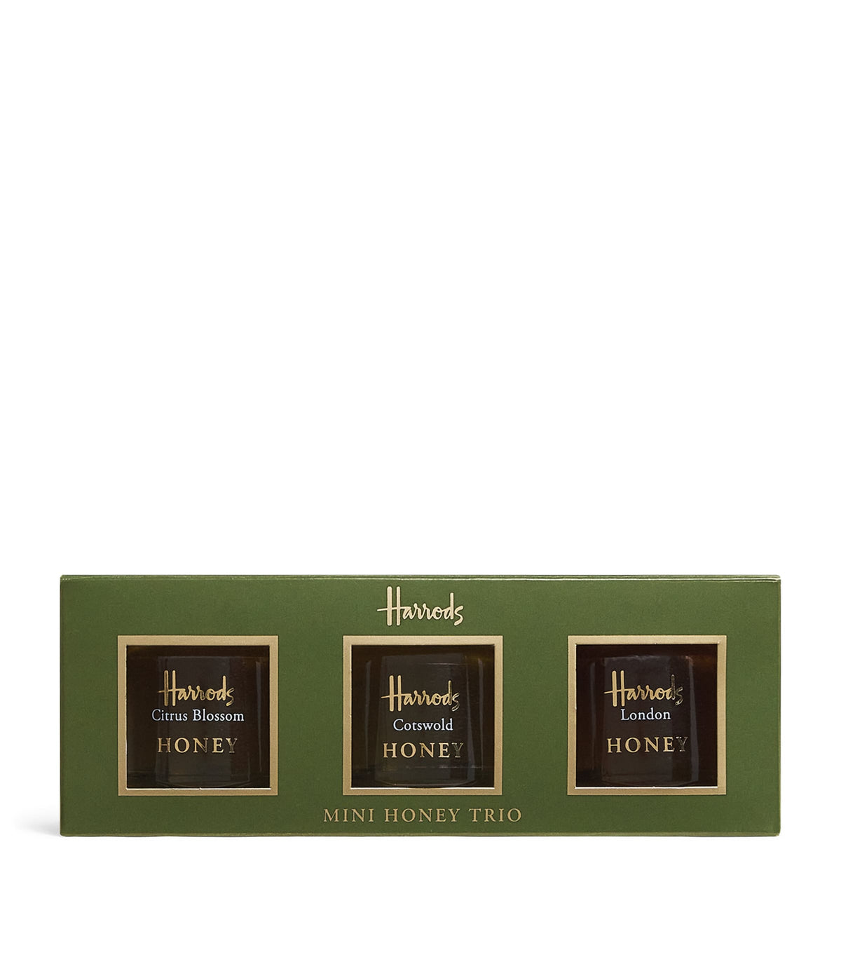 Harrods mini honey trio 3 x 50g, UK version