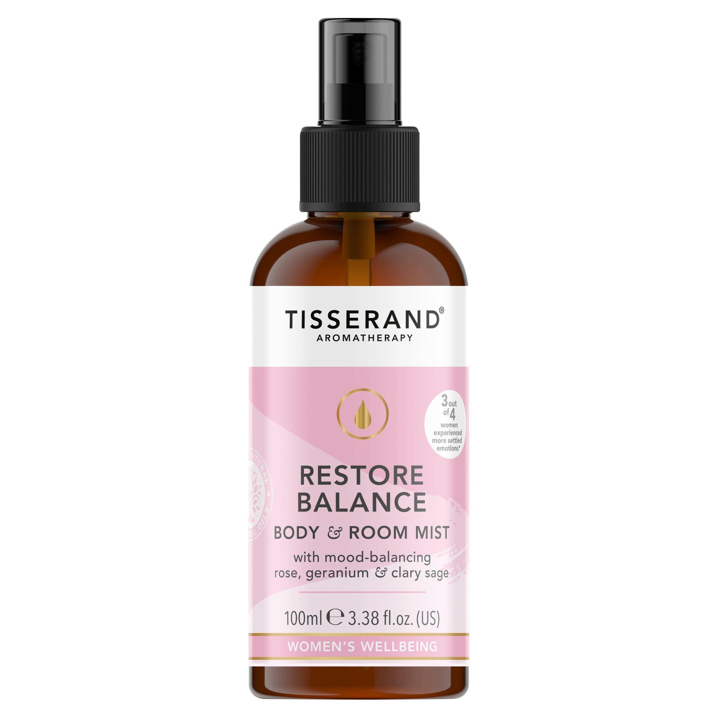 Tisserand Aromatherapy Restore Balance Body & Room Mist 100ml GOODS Sainsburys   